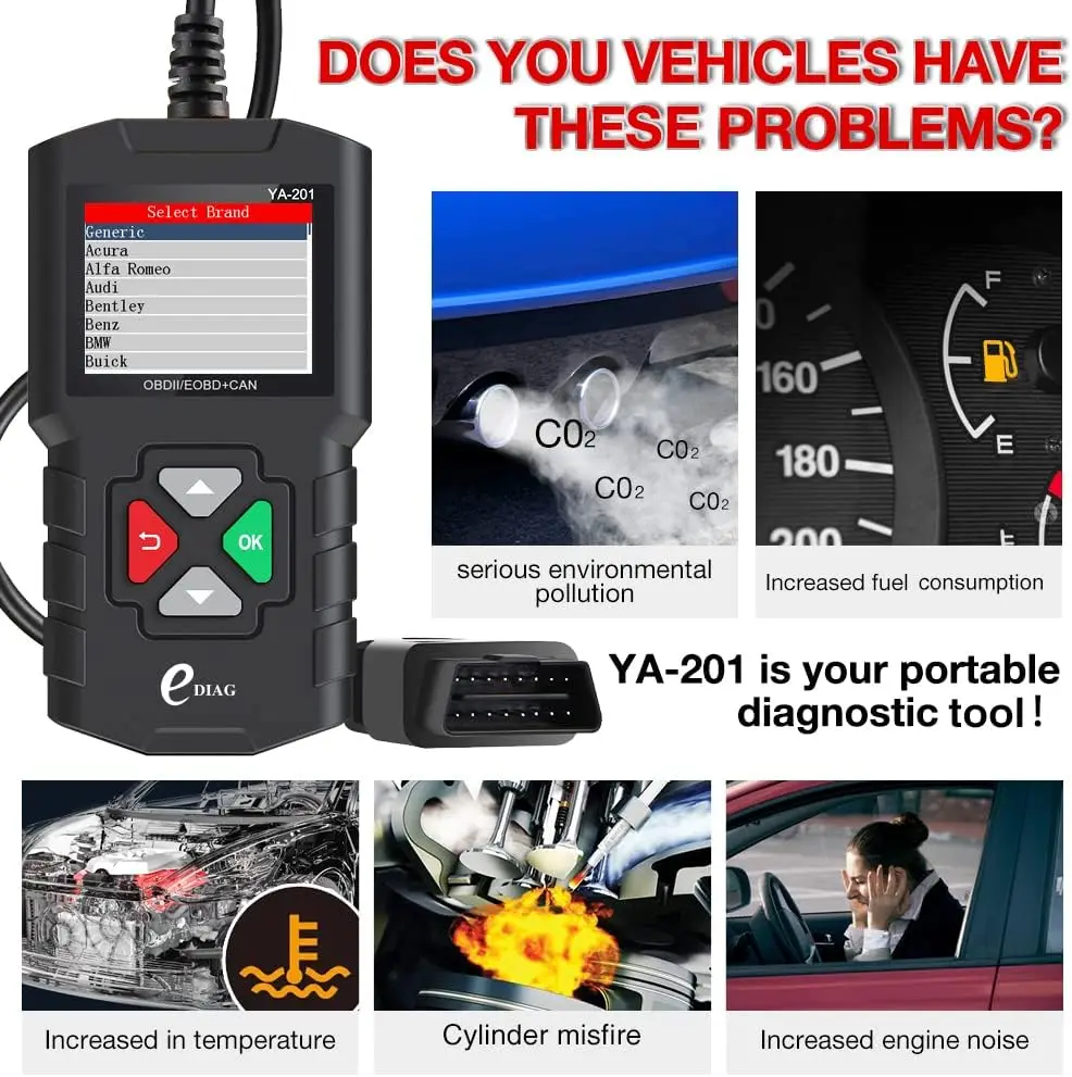 ediag ya201 obd2 auto code reader professional car diagnostic tool ediag ya201 obd2 auto code reader professional car diagnostic tool