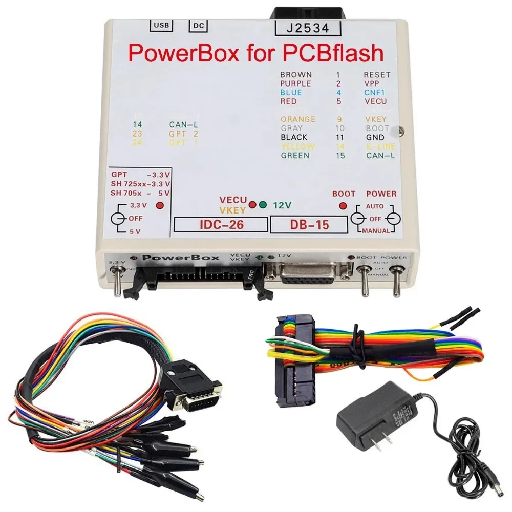 PowerBox ECU Programmer for KTMFlash J2534 with adapters