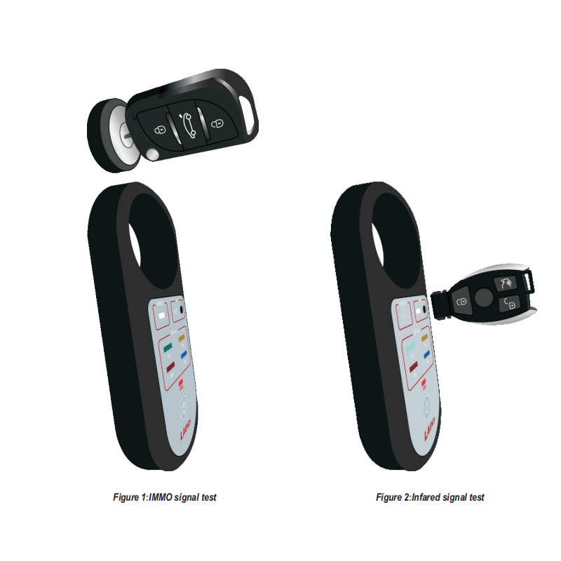 4 LAUNCH infrared car key signal detector