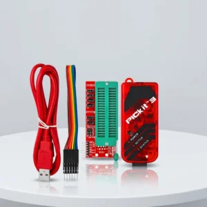 PICkit 3 programmer kit with ZIF adapter and cables