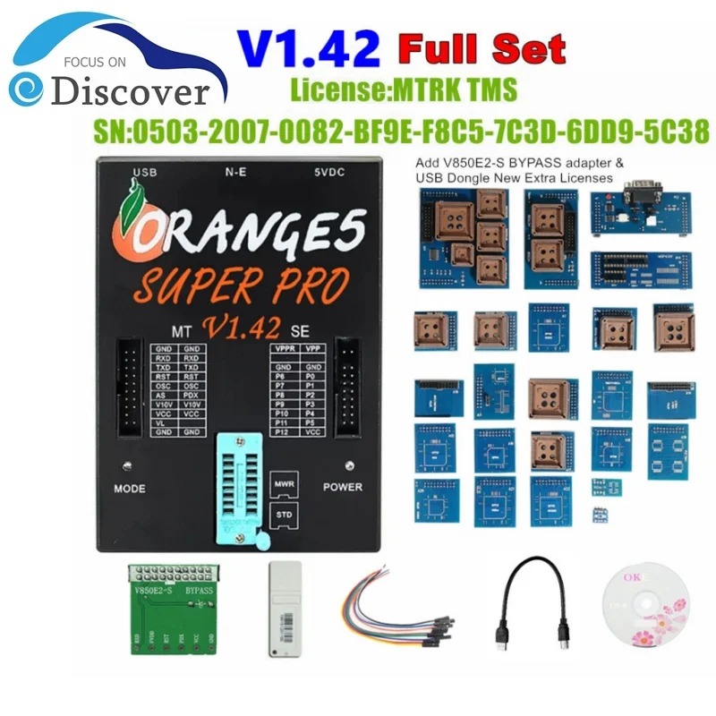 main image 1 Orange5 V1.42 Programmer Clone Full Set with adapters