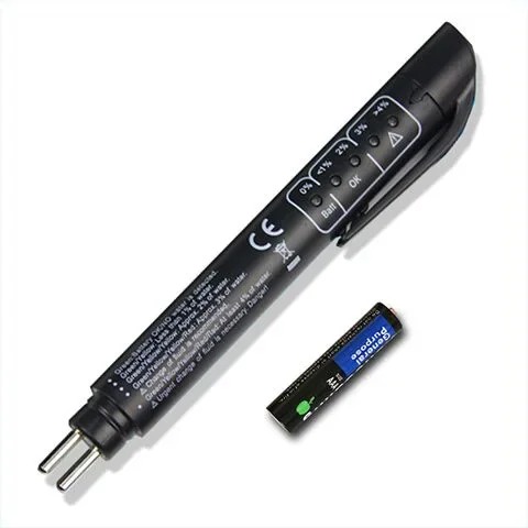 main image 7 Brake fluid tester displaying 0 to over 4 percent moisture